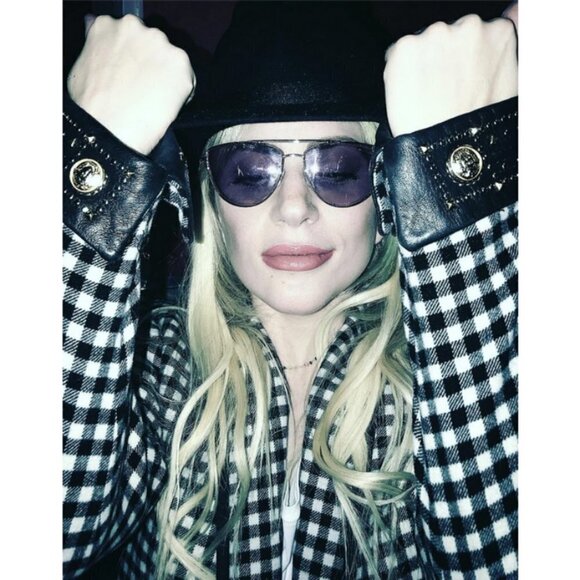 💕GARRETT LEIGHT💕 Zephyr Sunglasses ~ Plum Velvet Pink Blush Mirror Lens NWT - Picture 4 of 16